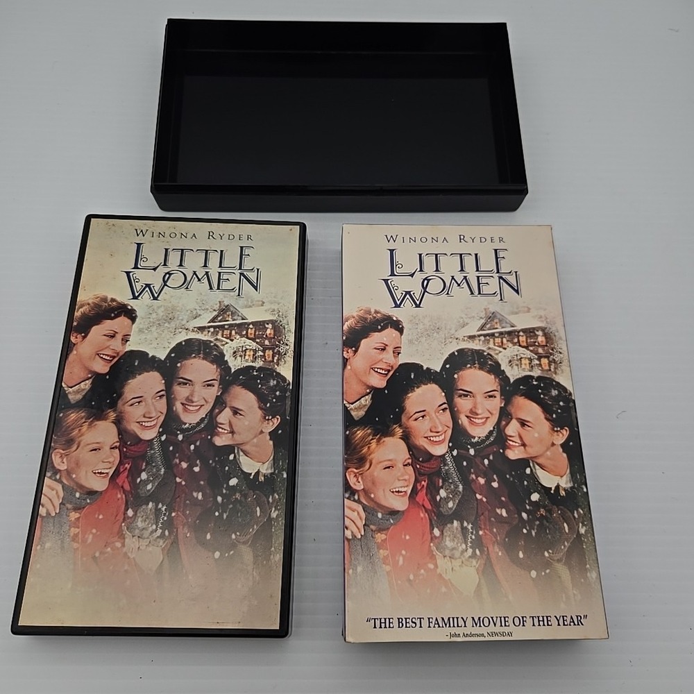 Little Women VHS 1995 Winona Ryder Columbia Pictures Hardshell Case 043396775633